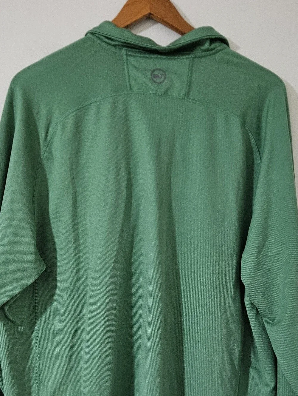 Vineyard Vines Mens Performance Pullover Shirt XL Green 1/4 Zip Preppy Casual
